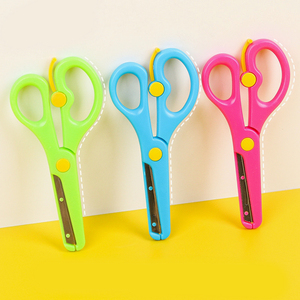 Cute Kids Diy Crafts Paper Cutting Scissor Stationary