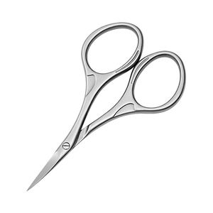 High-quality Stainless Steel Curved-edge Small Nail Scissors Eyebrow Scissors Wholesale