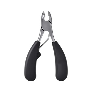 Factory Wholesale Professional Nail Cuticle Nippers Portable Handle Stainless Steel Toe Nail Clippers