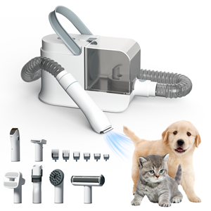 1.5L Capacity Pet Grooming Vacuum Kit