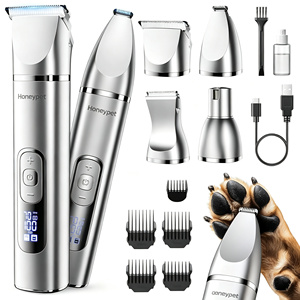 4 in 1 Dog Grooming Kit with LCD Display