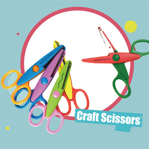zigzag Blade Diy Scissors Diy Safety Kids Colorful Craft Scissors