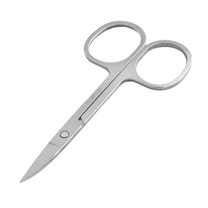 Eyebrow Scissors Foldable Nose Hair Trimmer Stainless Steel Silver Beauty Eyelash Makeup Small Shaving
